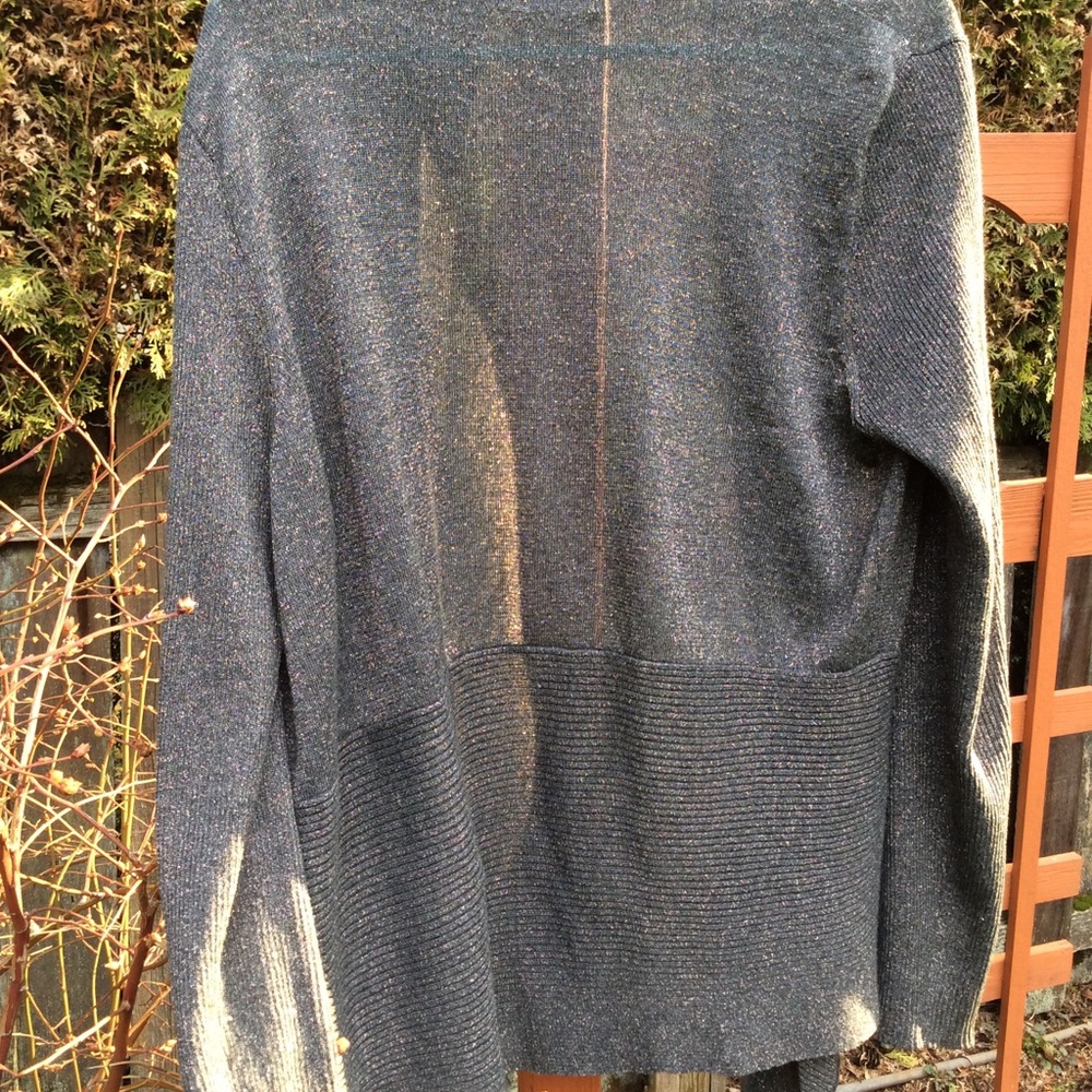 Verve ami open cardigan sweater glitter infused - Picture 3 of 7